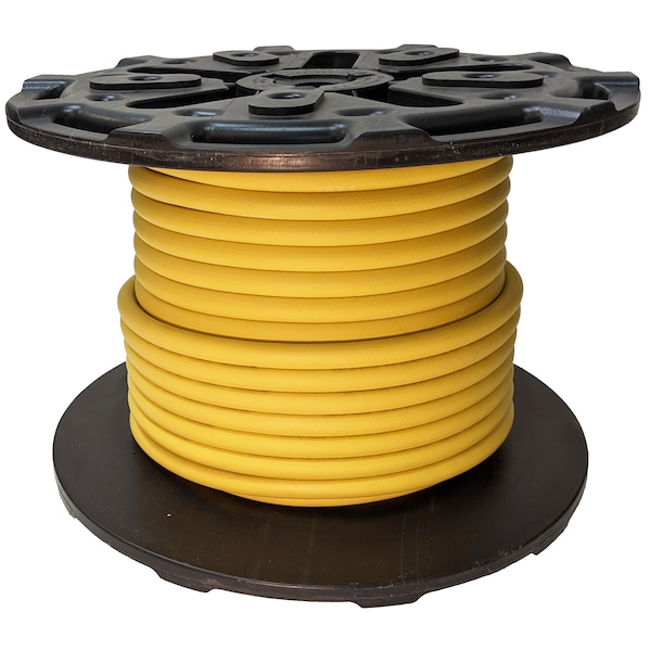 3/8" x 500' Yellow EPDM Rubber Air Hose, 300 PSI, Bulk Hose